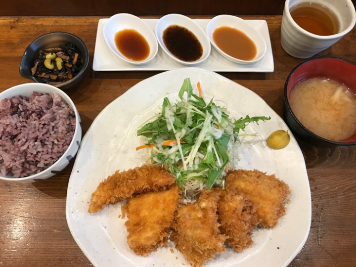玄の3種味わいチキンカツ定食