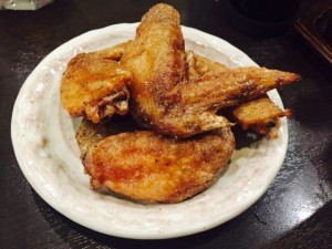 特製タレ付け揚げ手羽先