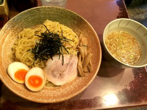 特製つけ麺味玉付き