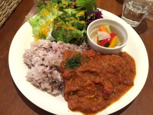 十六穀米のバターチキンカレー