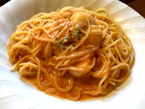 プリ海老トマトクリーム