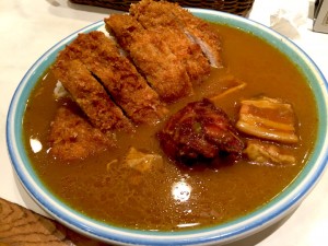 カツカレー唐揚げトッピング