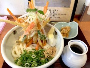 サクサク野菜かき揚げぶっかけ
