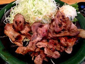 かつ金生姜焼き定食