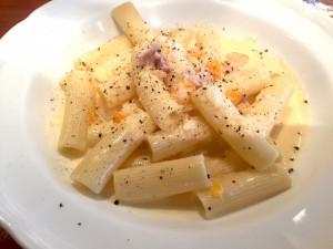 カルボナーラ・リガトーニ