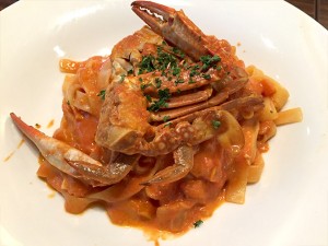 渡り蟹のトマトクリーム