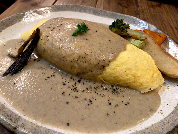 ごほうポタージュオムライス