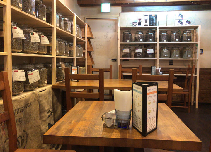 珈琲や 新中野店 内観