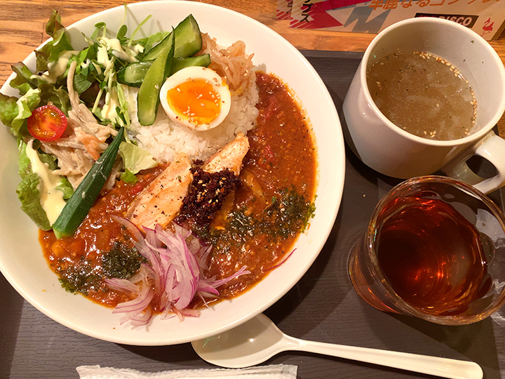 ガーデンランチのキーマカレー