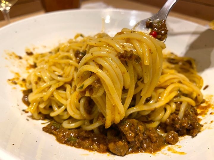 スパイシーミートソース