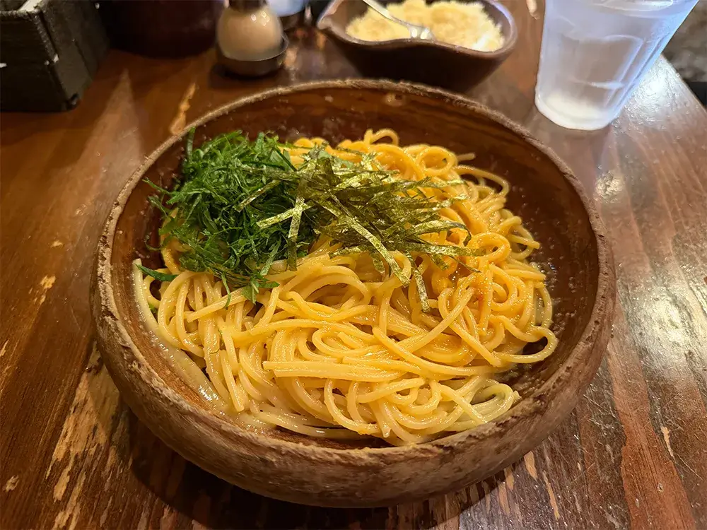 たらことウニと青じそ