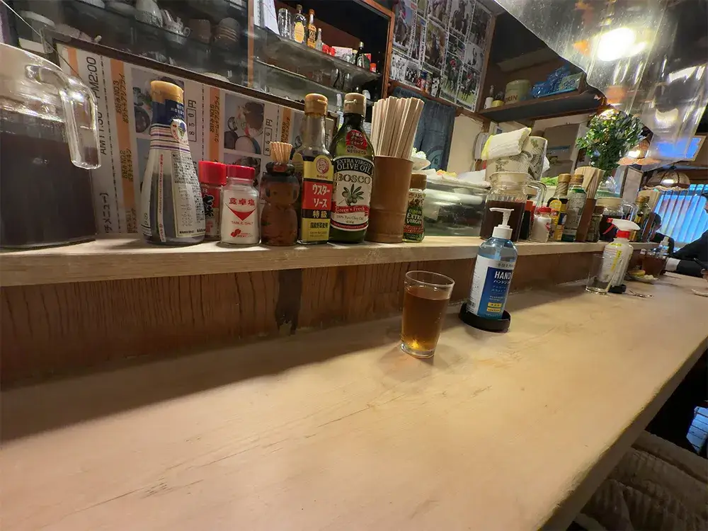 とんかつ志野カウンター